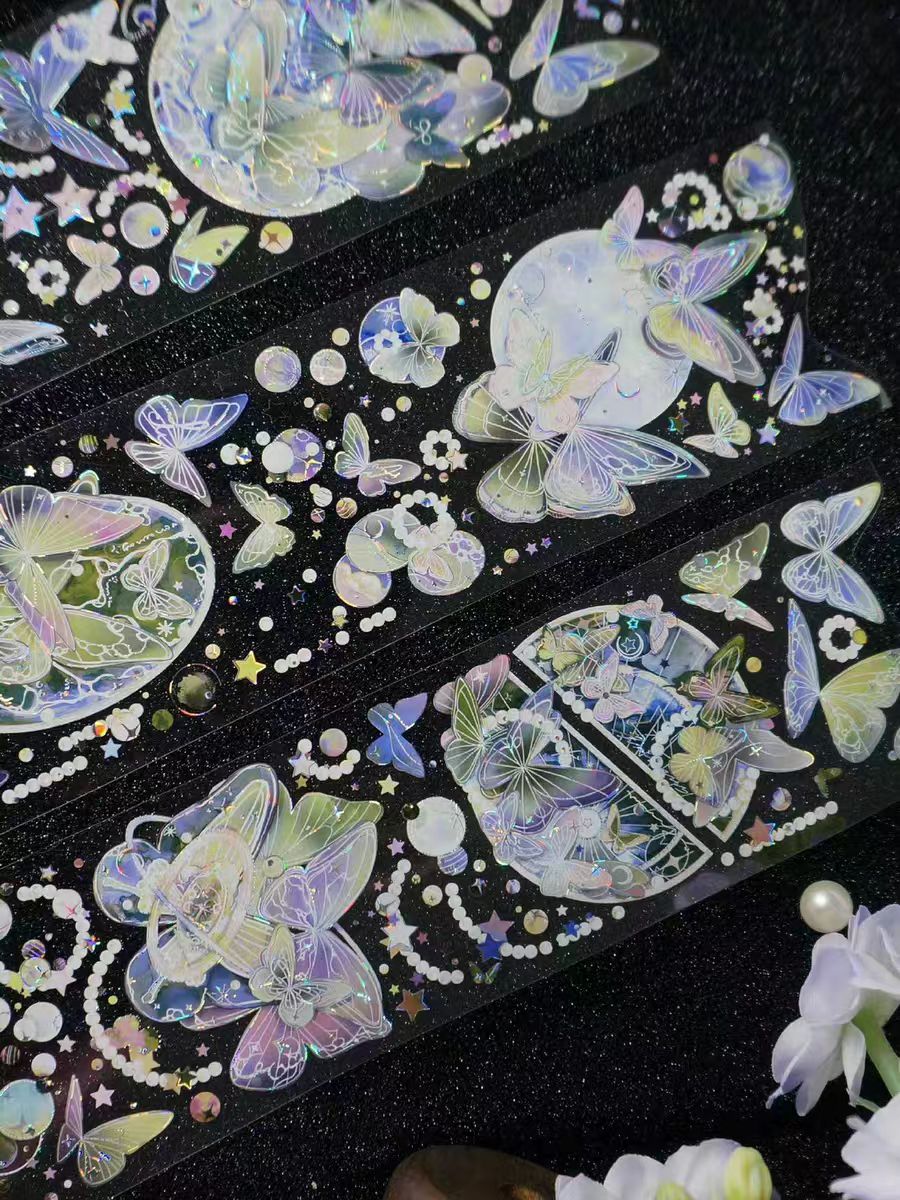 Journal pre-cut PET tape (5cm*5m/roll)