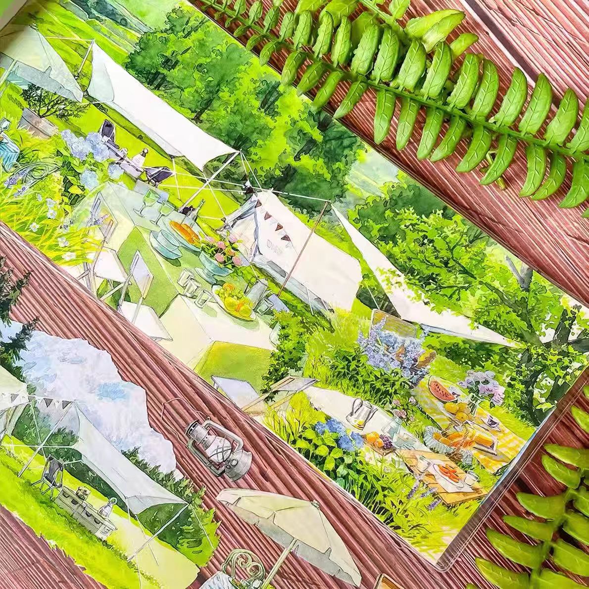 Journal landscape tape (7cm*10m/roll)