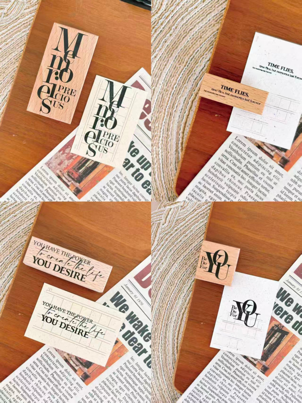 Wooden stamp