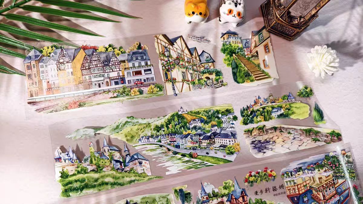 Journal landscape PET tape (5m/roll)