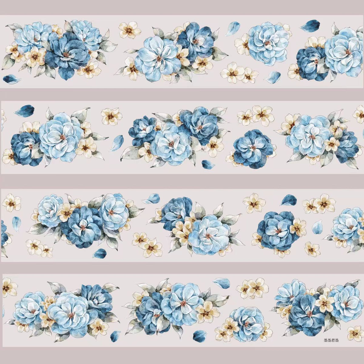 Cinta floral para journaling (5 m/rollo)
