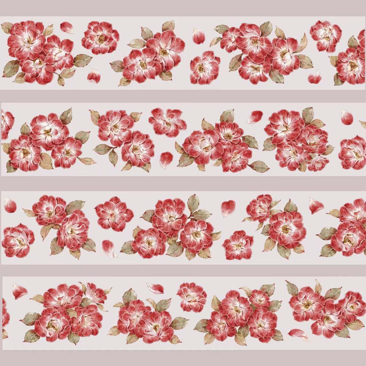 Cinta floral para journaling (5 m/rollo)
