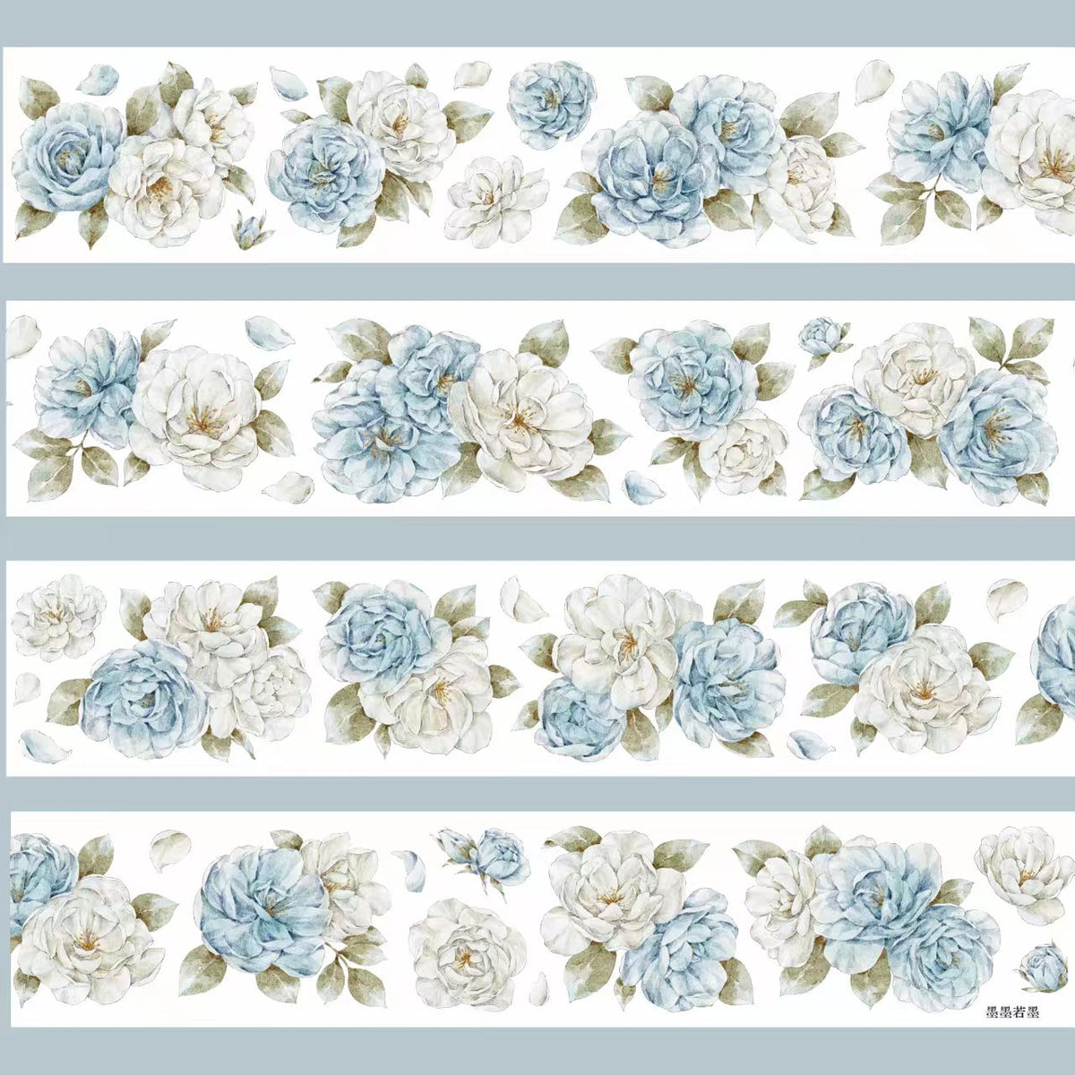 Cinta floral para journaling (5 m/rollo)