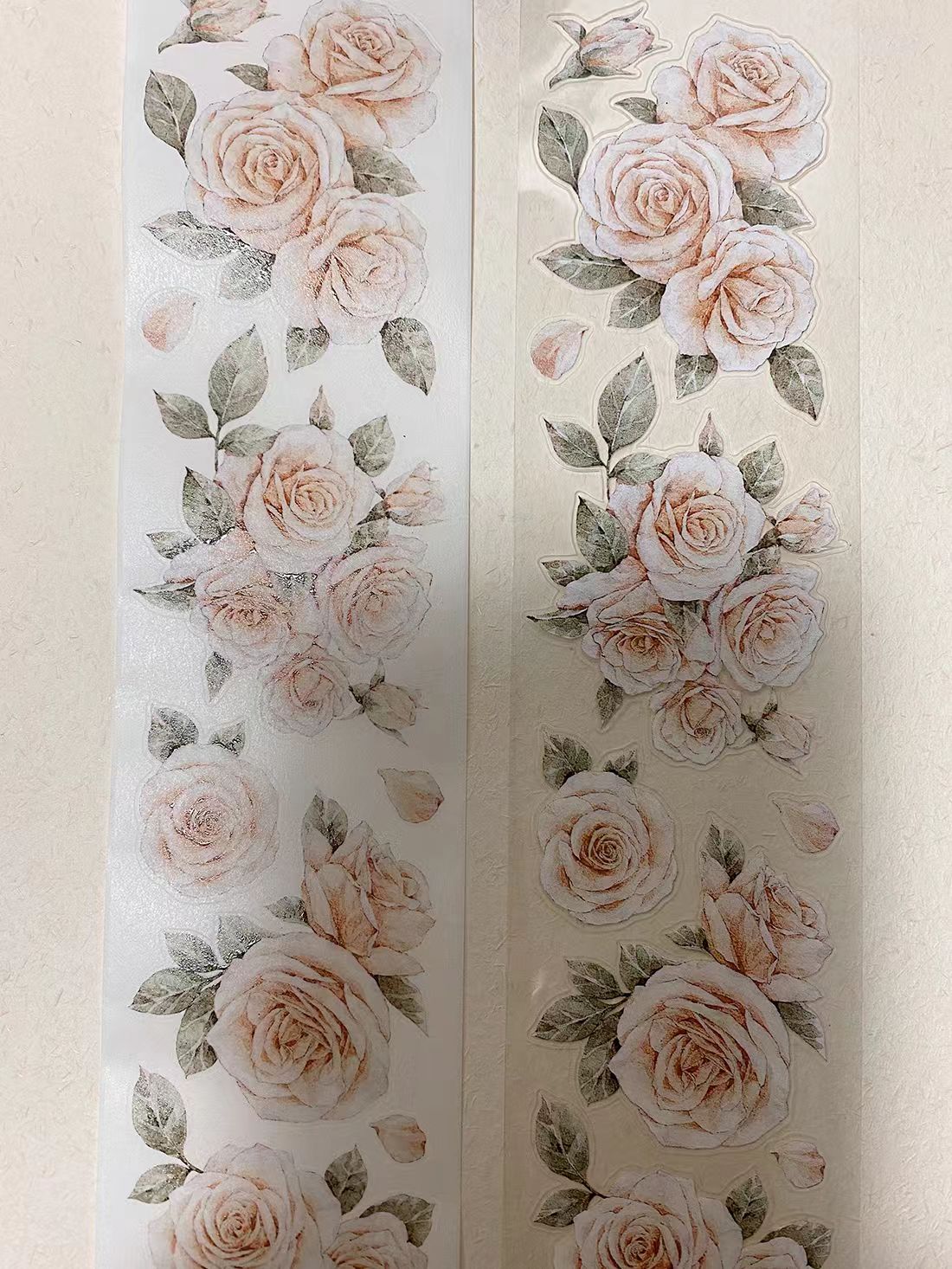 Cinta floral para journaling (5 m/rollo)
