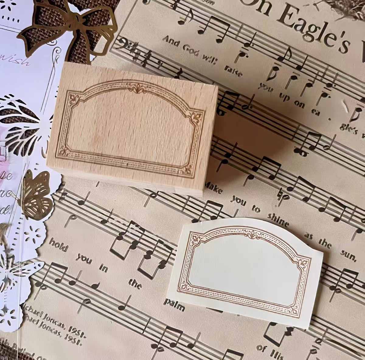 Wooden stamp (Frame)