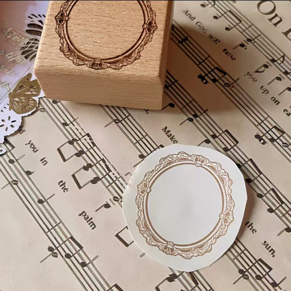 Wooden stamp (Frame)