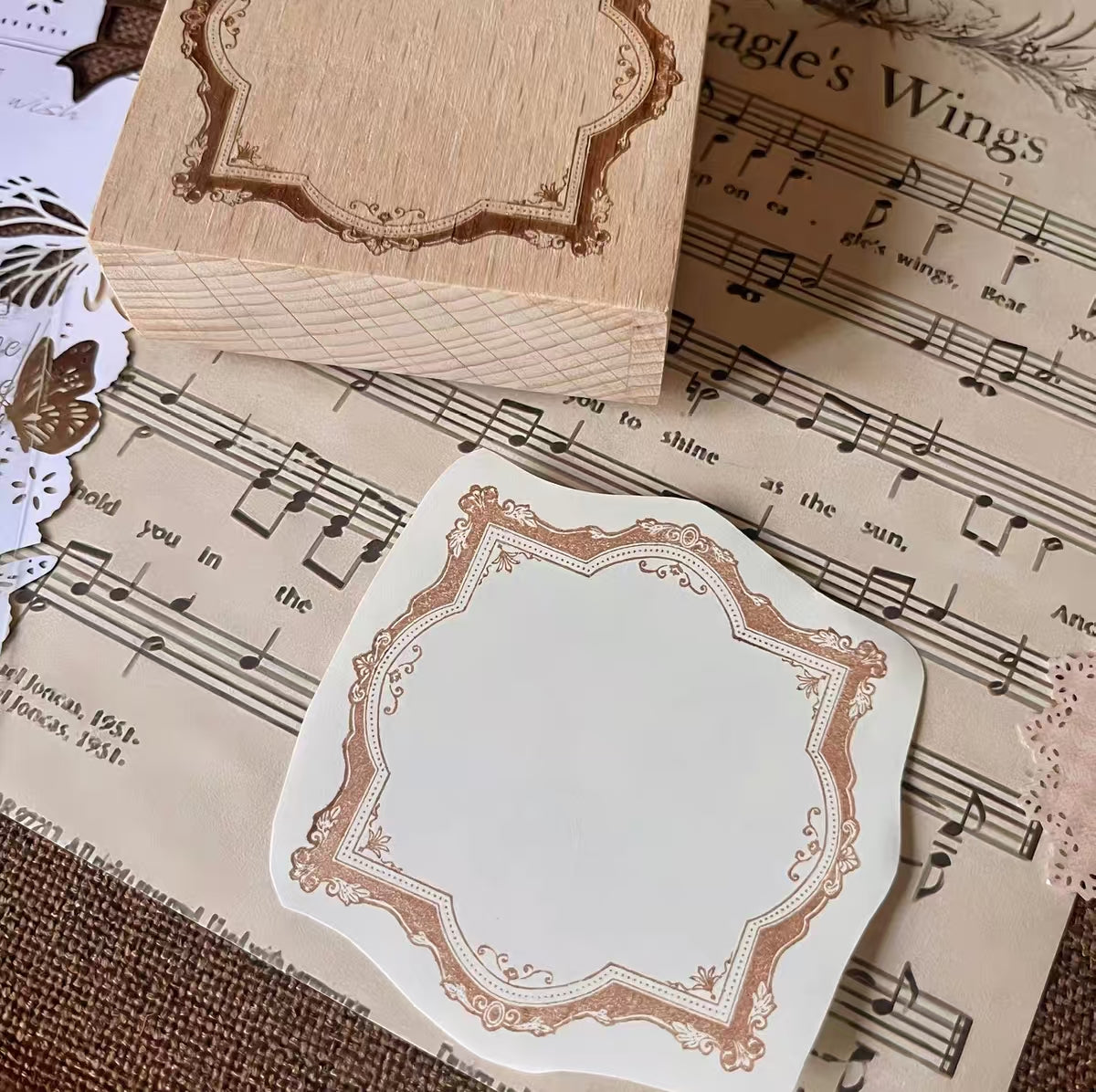 Wooden stamp (Frame)