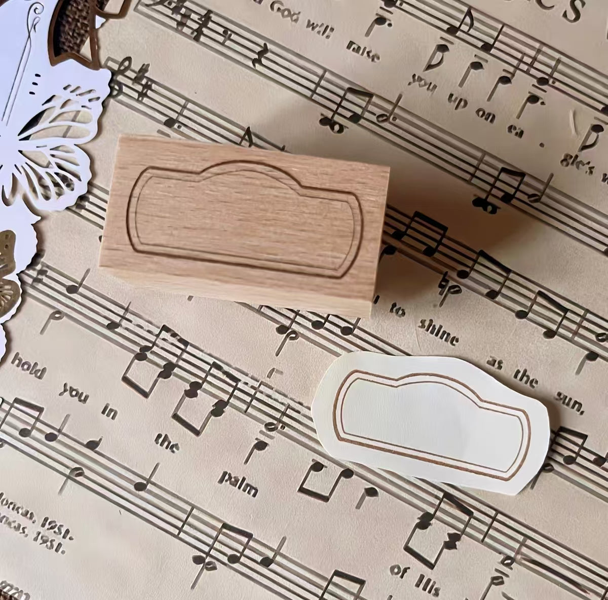 Wooden stamp (Frame)