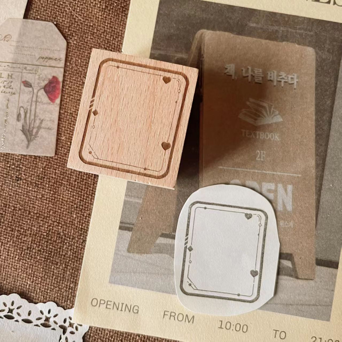 Wooden stamp (Frame)