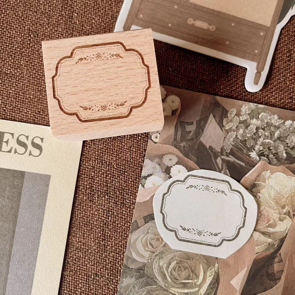 Wooden stamp (Frame)