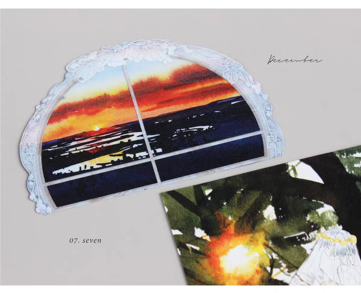 Journal PET tape (Window) 8cm*5m/roll