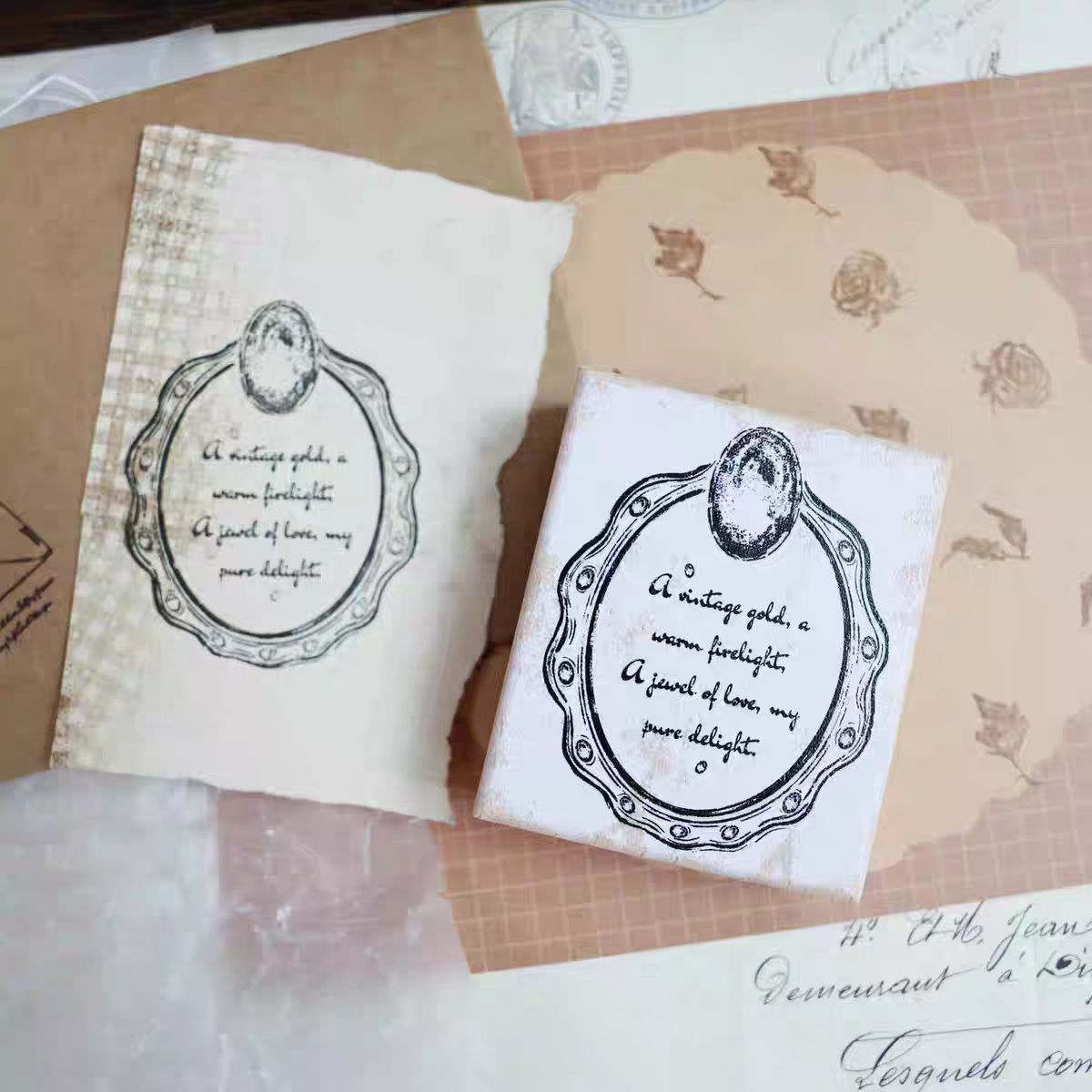 Wooden stamp