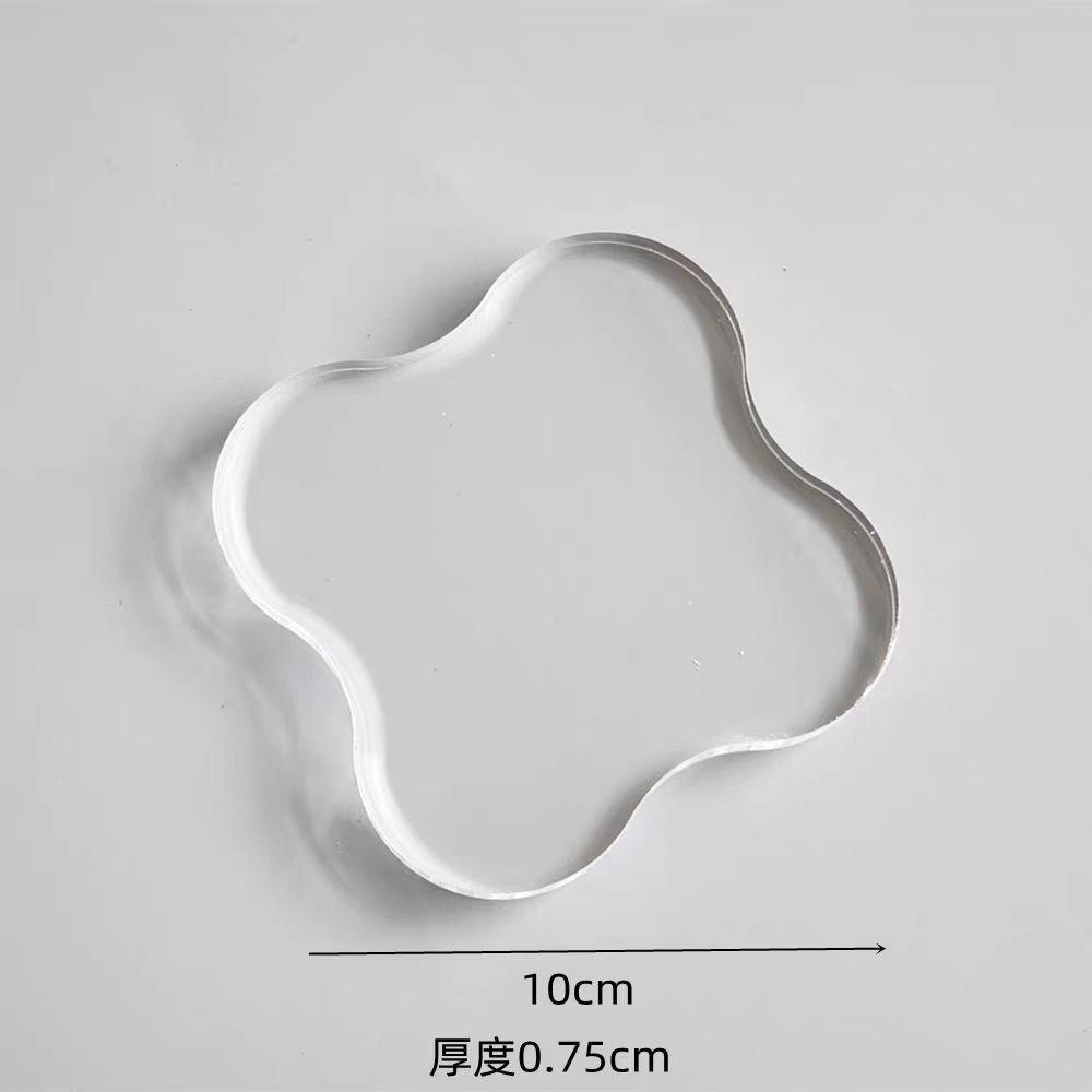 Acrylic silicone stamp handle backplate