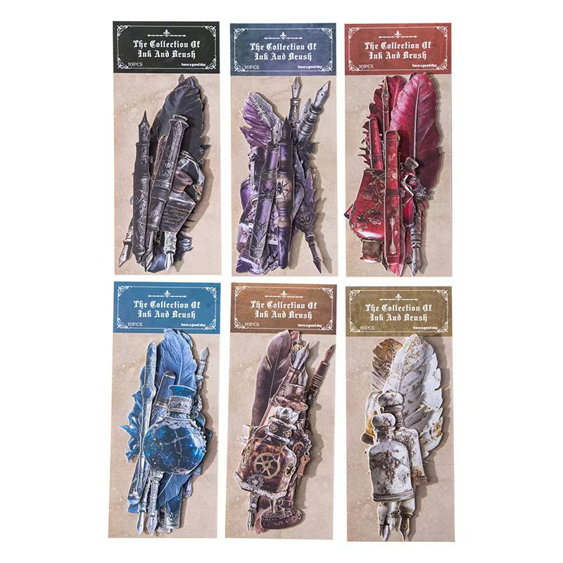 Journal hard card sticker packs (10pcs/pack)
