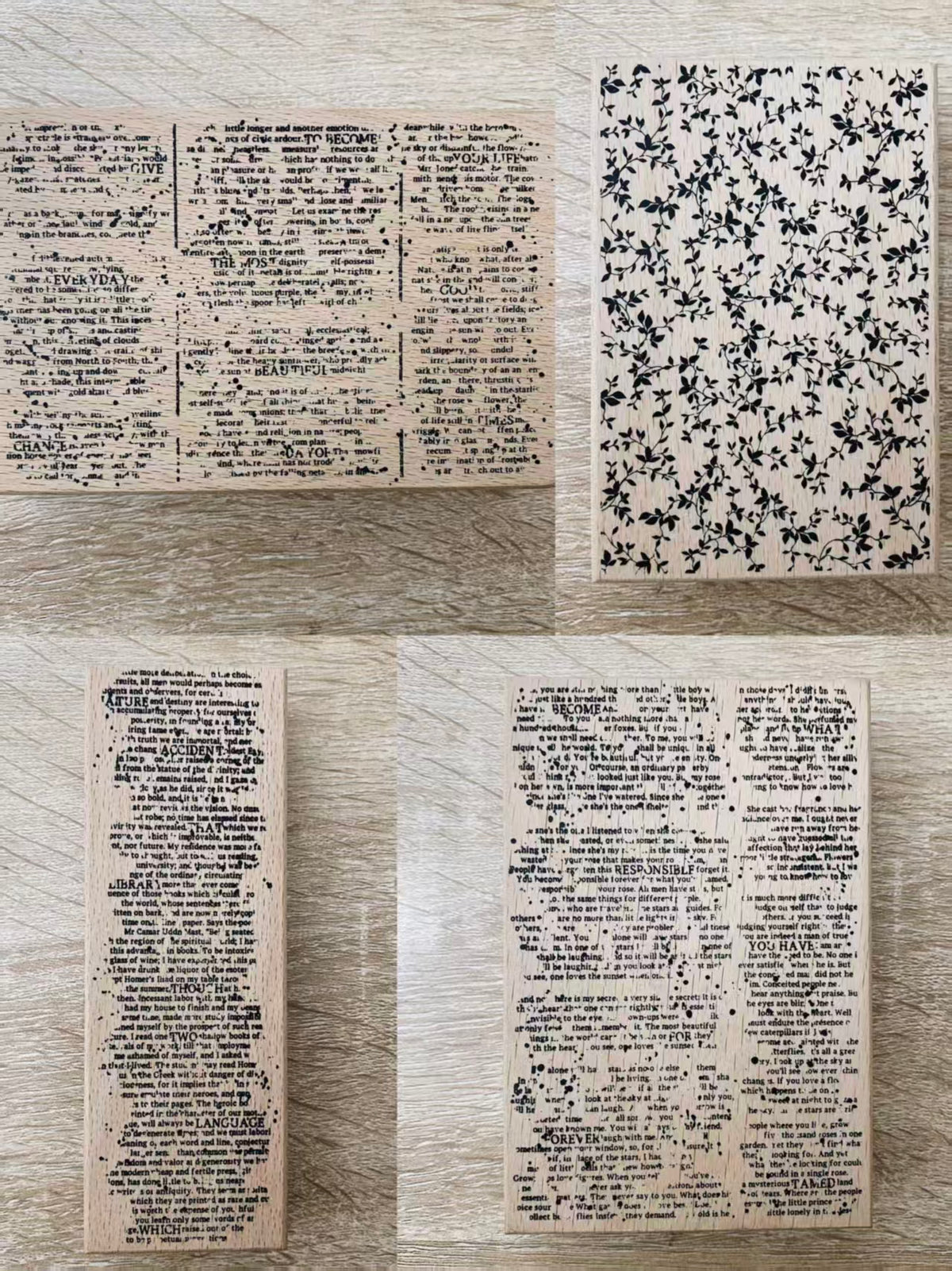 Wooden stamp