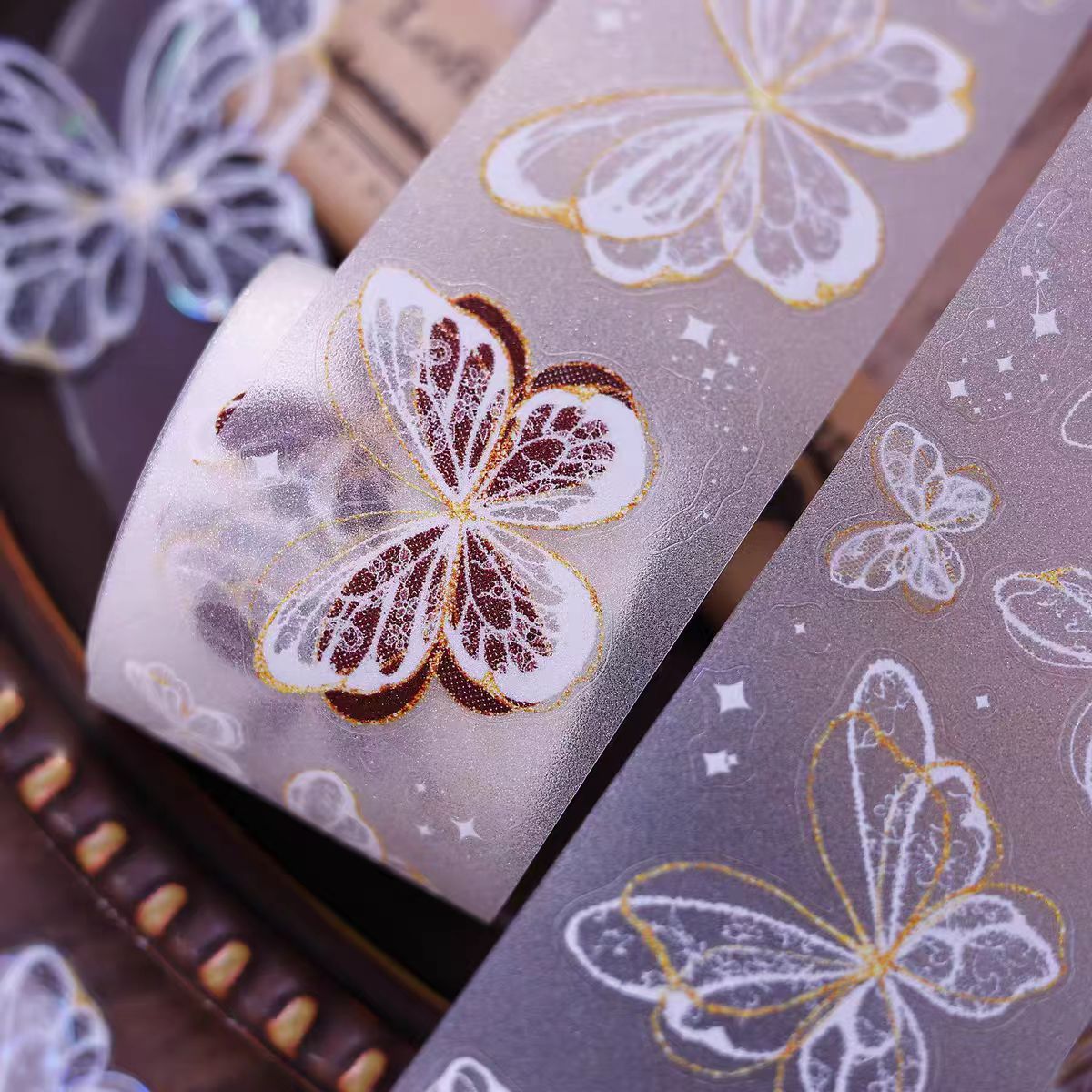Journal pre-cut PET tape (Butterfly) 4.5cm*6m/roll