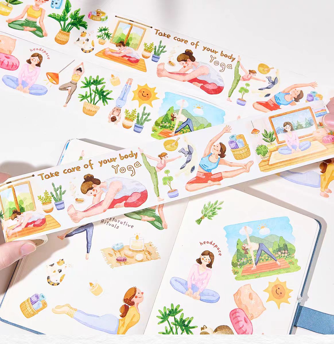 Journal pre-cut tape (Humanistic Yoga)