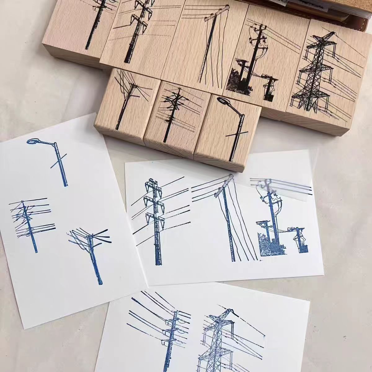 Wooden stamp