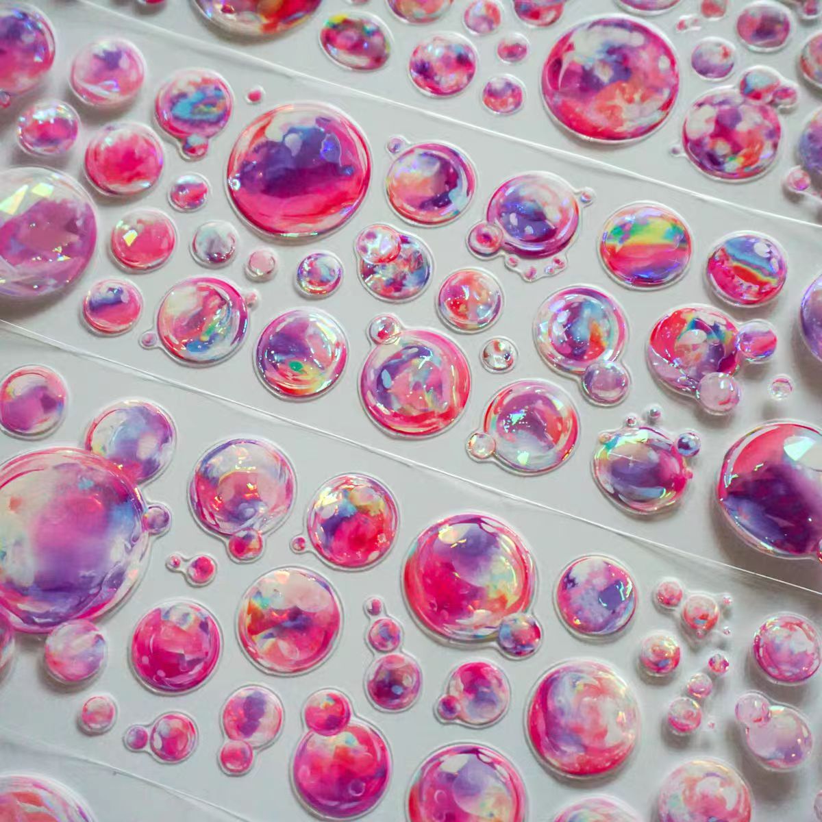 Journal shell light PET tape (Colorful Bubbles) 6cm*5m/roll