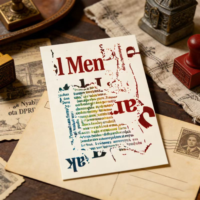 Transparent Silicone Stamp for Journaling, Planner & Craft Decoration