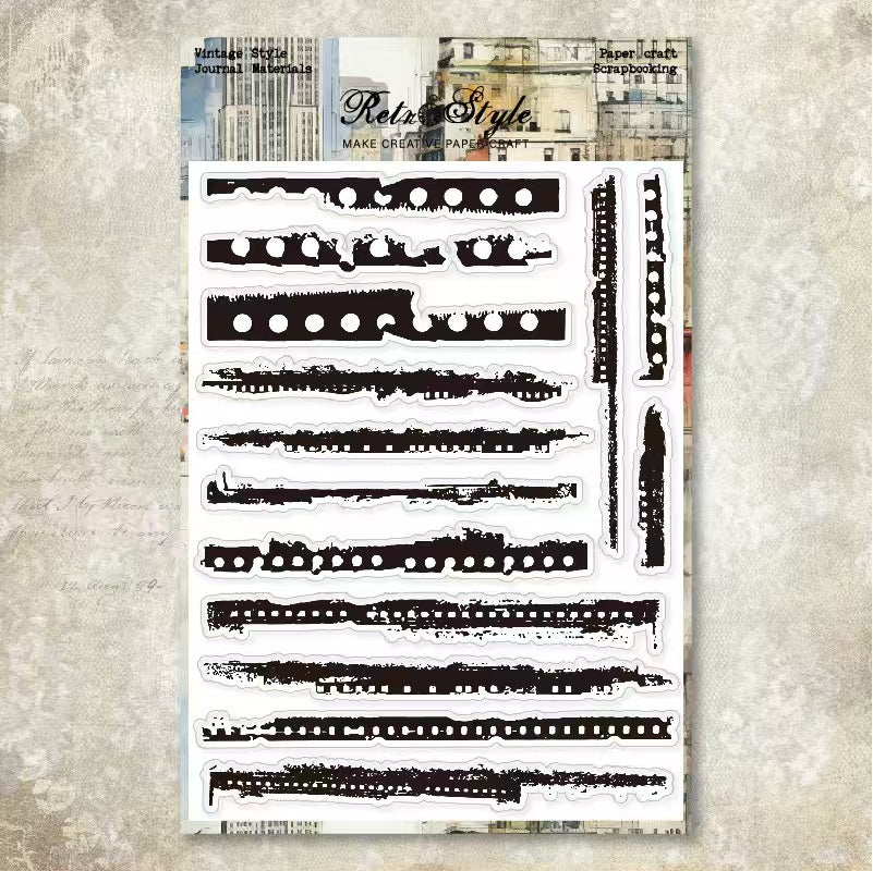 Transparent Silicone Stamp for Journaling, Planner & Craft Decoration