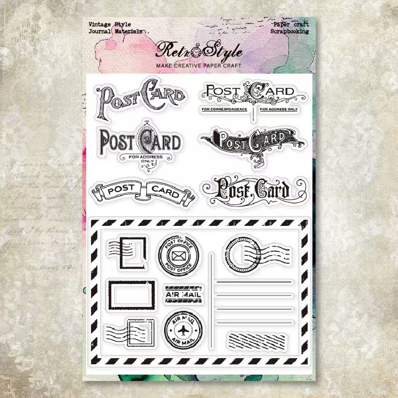 Transparent Silicone Stamp for Journaling, Planner & Craft Decoration