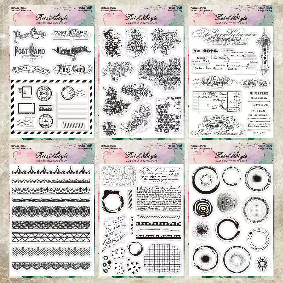 Transparent Silicone Stamp for Journaling, Planner & Craft Decoration