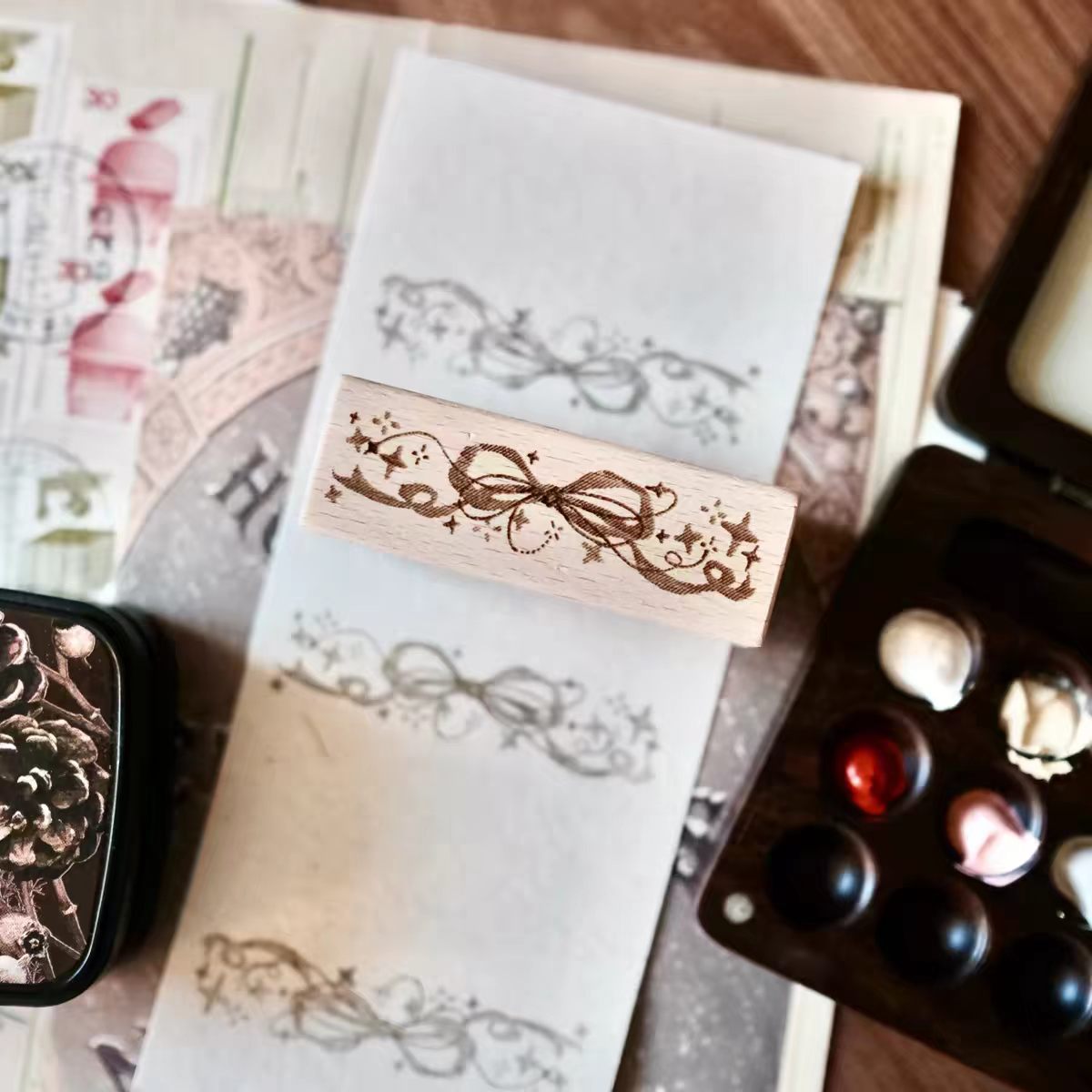 Wooden stamps