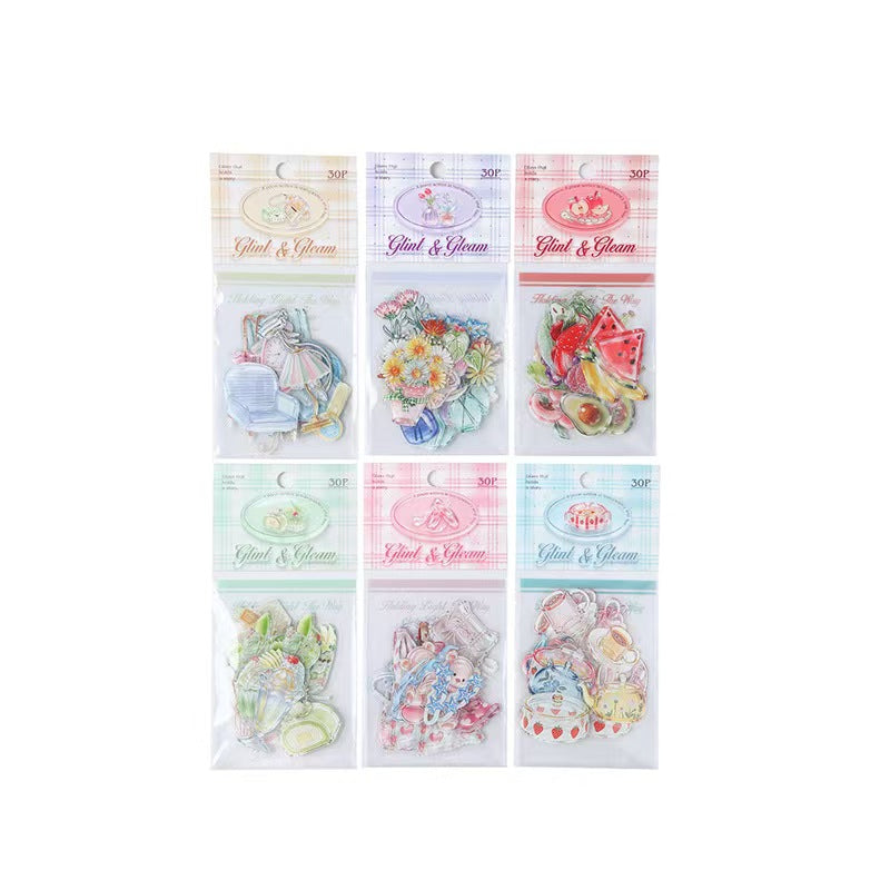 Journal PET sticker packs (30pcs/pack)