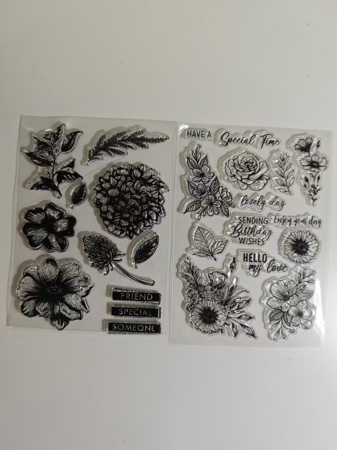 Clear Silicone Stamps Bundle Sale (Random styles, no duplicates)