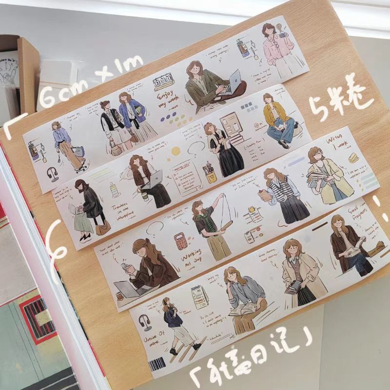 Journal pre-cut tape (6cm*5m/roll)