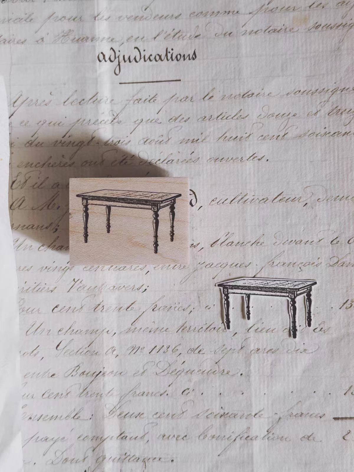 Wooden stamp