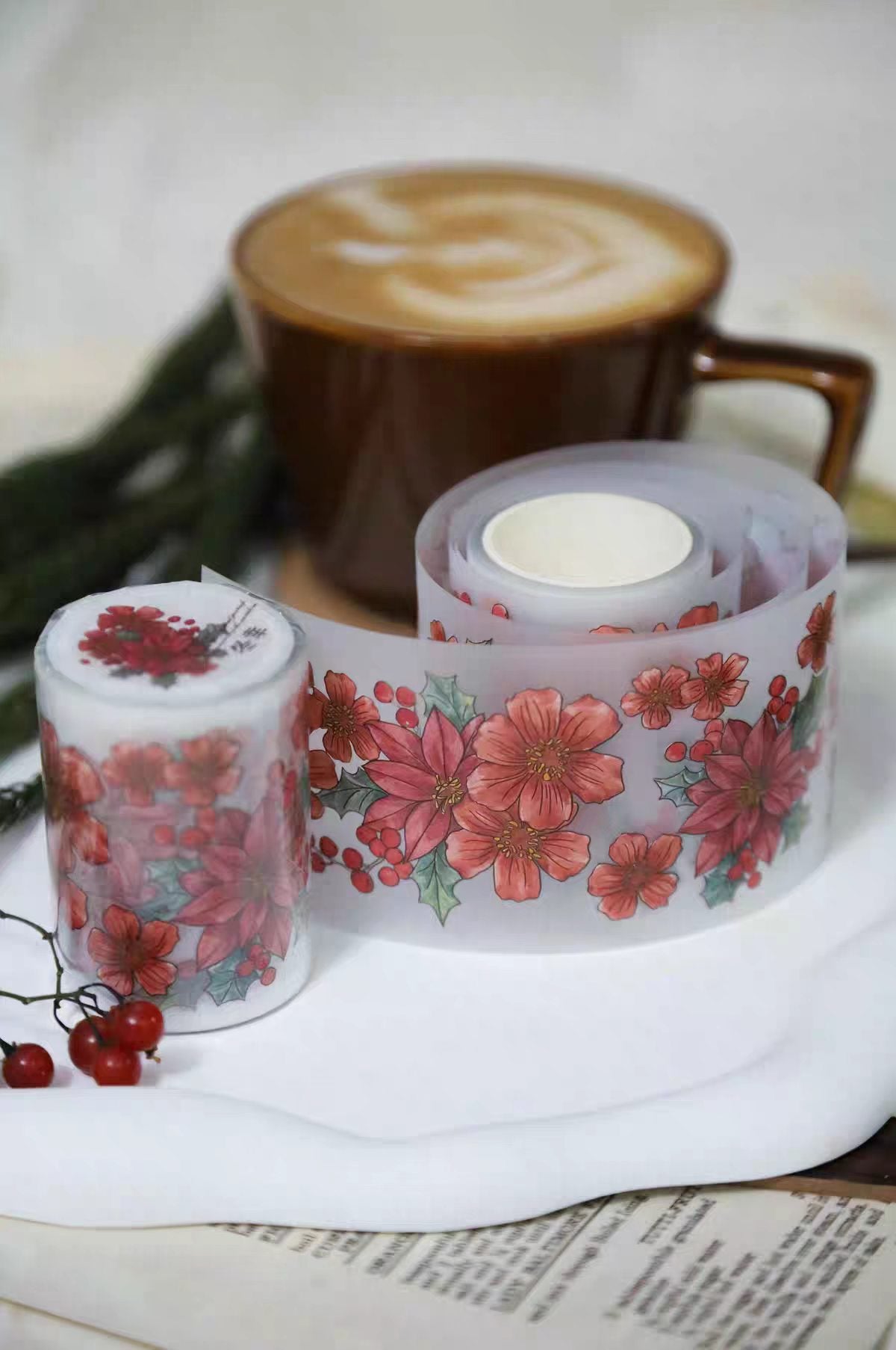 Journal matte PET tape (Christmas) 5m/roll
