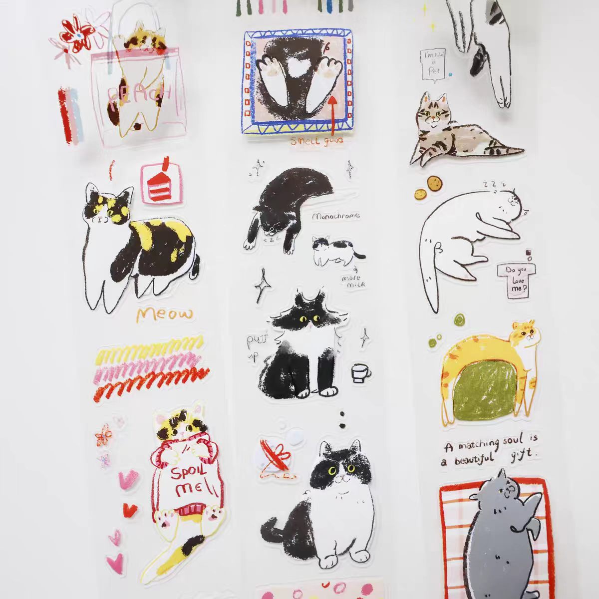 Journal pre-cut tape (4cm*5m/roll) Cat