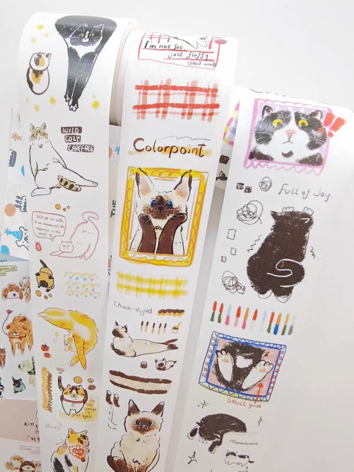 Journal pre-cut tape (4cm*5m/roll) Cat