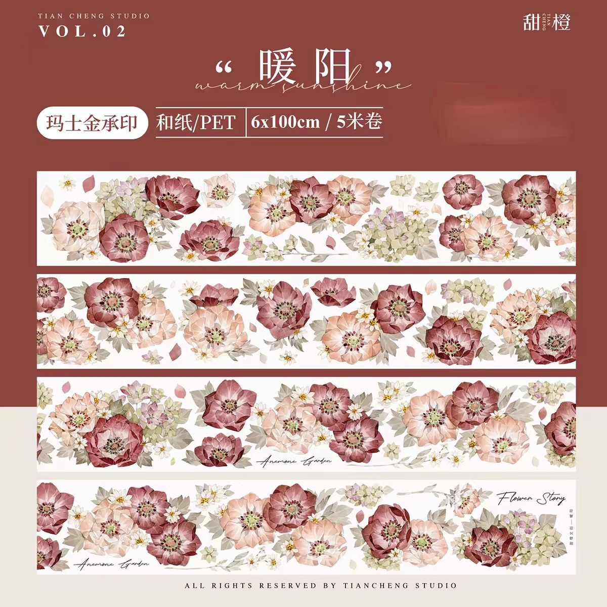 Journal PET tape (5m/roll)
