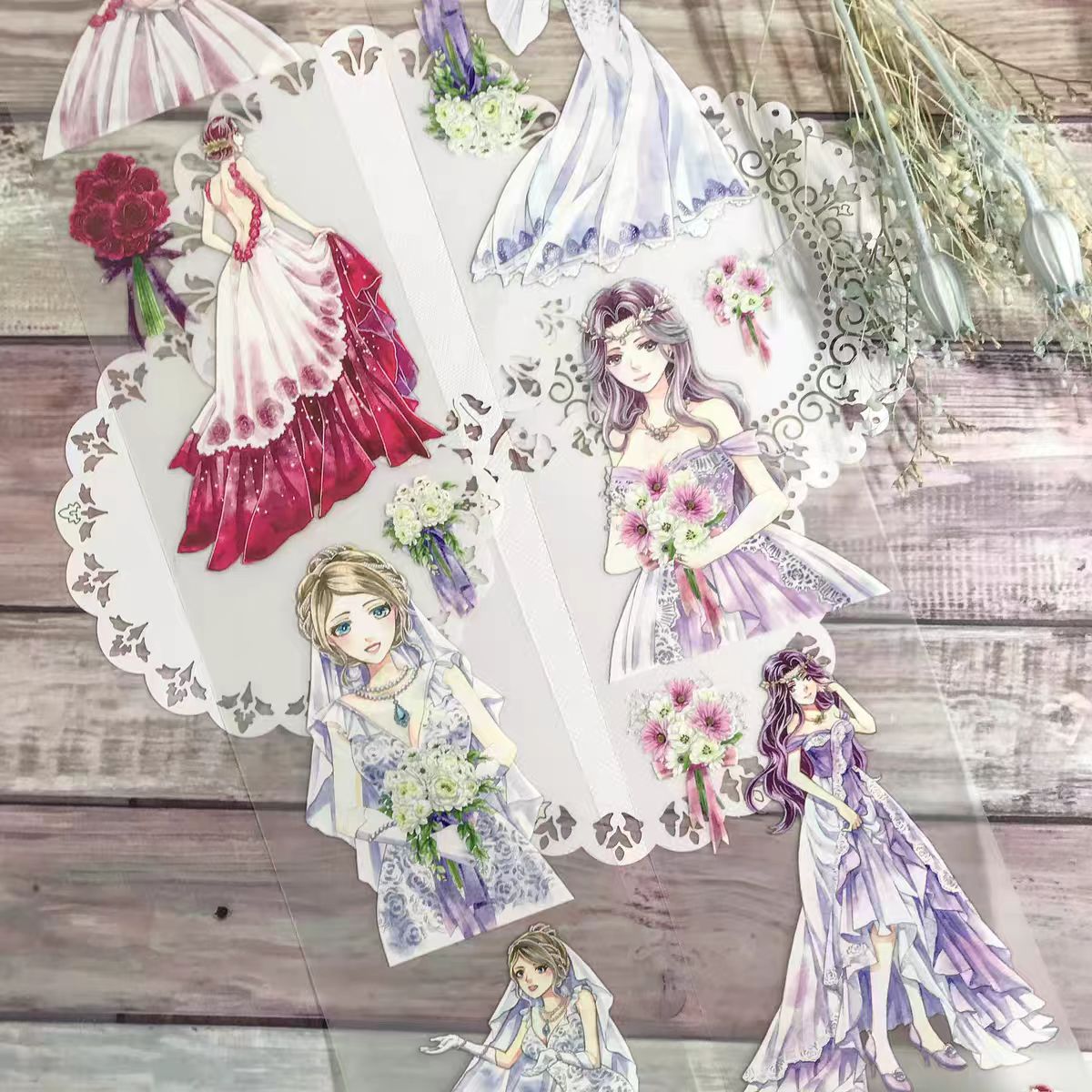 Journal Charecter PET tape (5m/roll) The bride and the groom