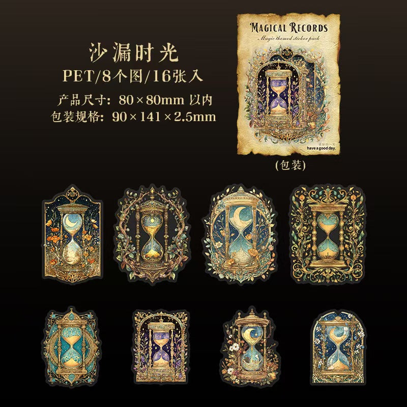 Journal PET sticker packs (Magic Theme) 16pcs/pack