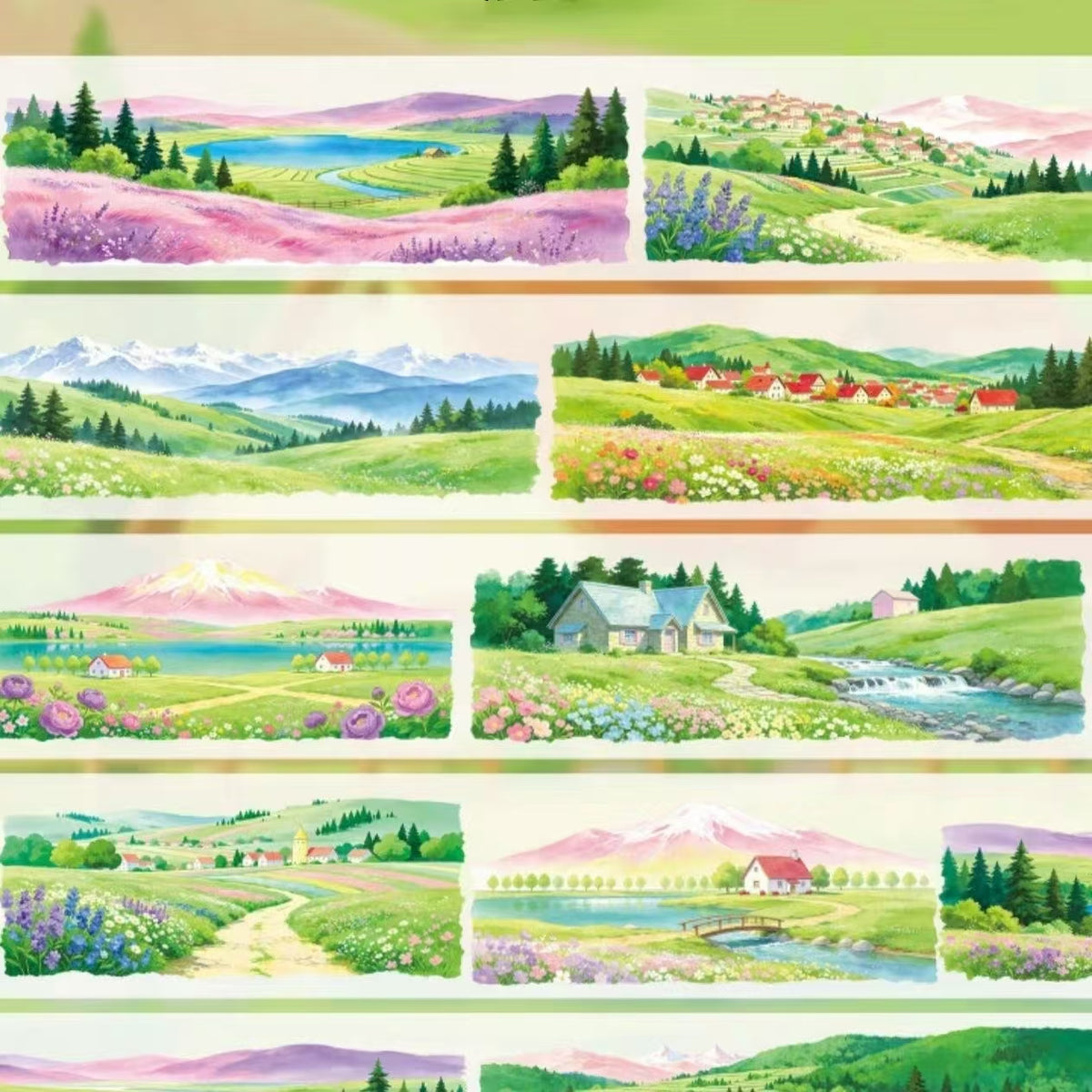 Journal landscape PET tape (5m/roll)