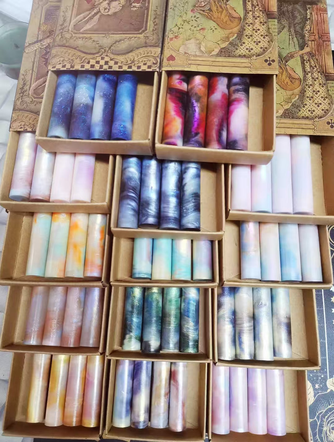 Mixed Color Wax Strip Set
