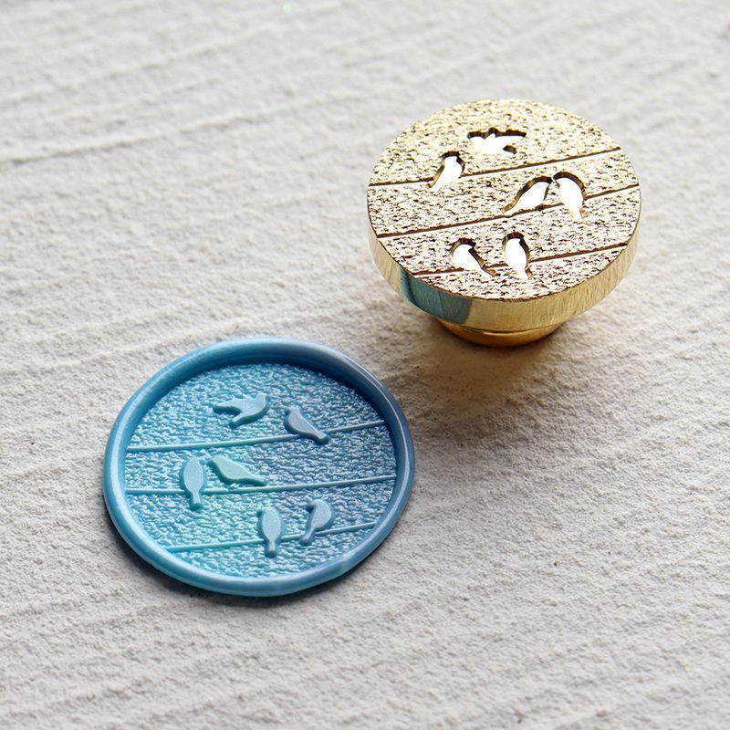 Frosted Shading Wax Seal Chapter Head