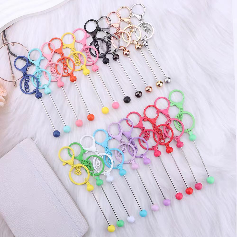 Beadable Key Rings (50PCS/pack)