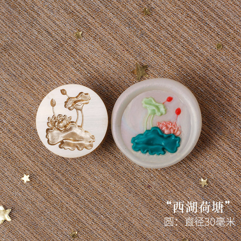 Embossed wax Seal Head