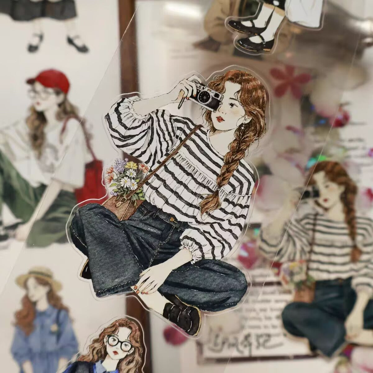 Journal pre-cut tape (character) 5.5cm*6m/roll