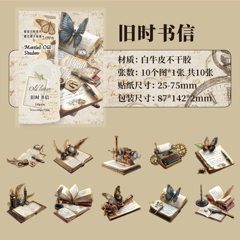 Journal hard card sticker packs