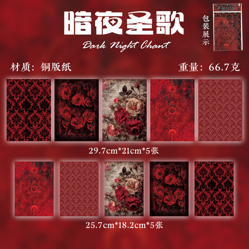 Journal paper packs (29.7*21cm*5 sheets/25.7*18.2cm*5 sheets)