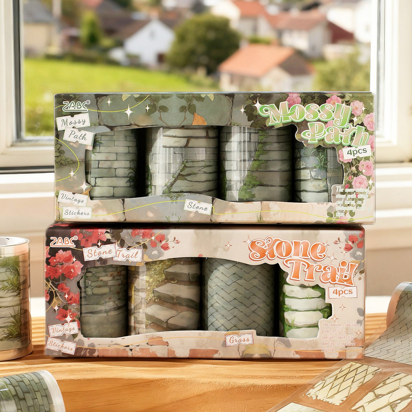 Journal PET tape set (4 rolls/box) 60mm*2m/roll