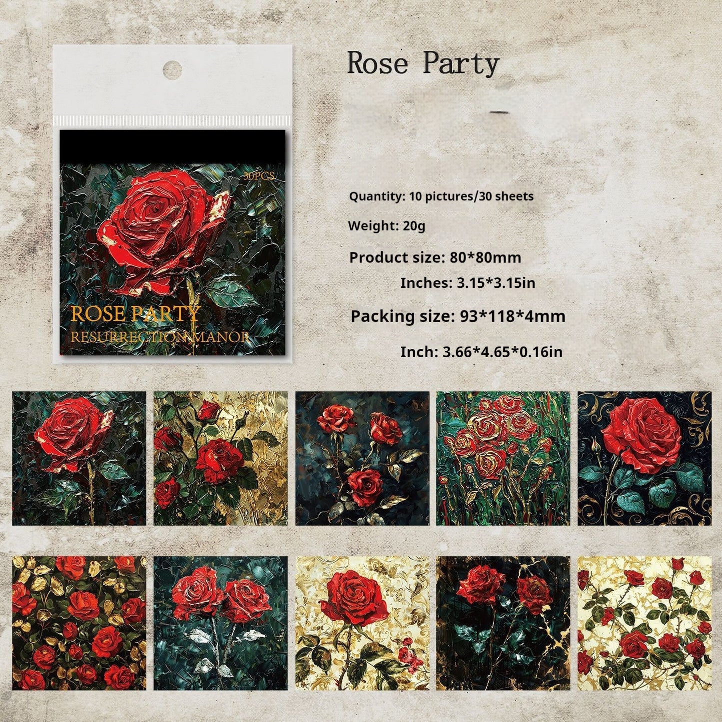 Journal paper packs (Resurrection Manor)