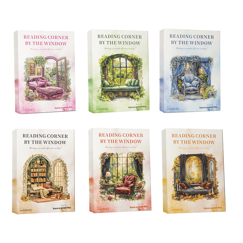 Journal sticker packs (Window Theme)