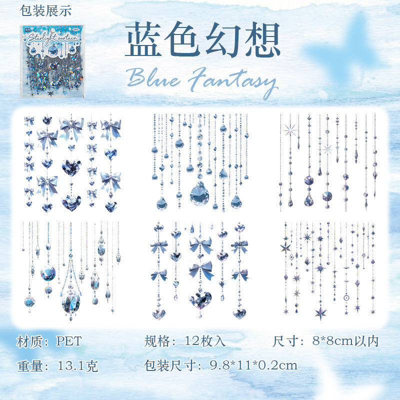 Journal PET sticker packs (Gem Theme)